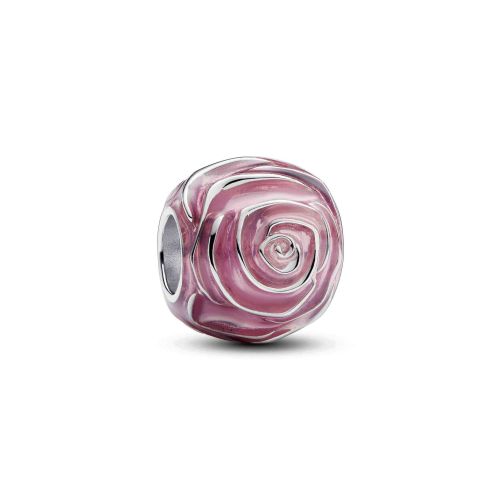 Charm en plata de ley Rosa Rosa Floreciendo   - 793212C01
