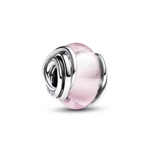 Charm Cristall de Murano Rosa Embolicat - 793241C00