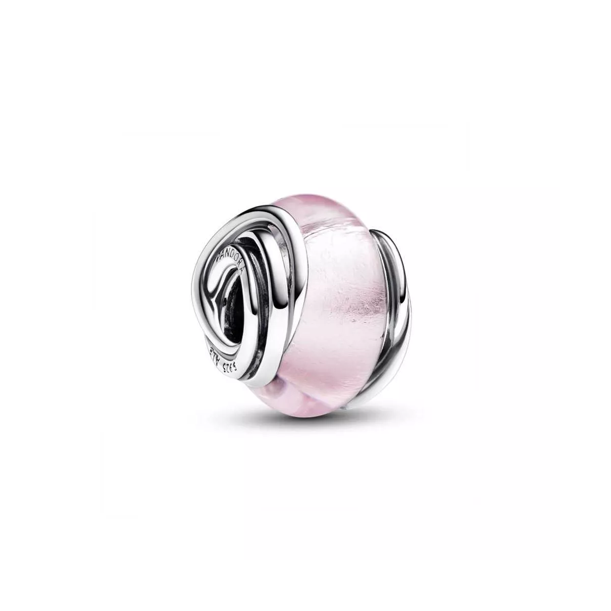 Charm Cristall de Murano Rosa Embolicat - 793241C00