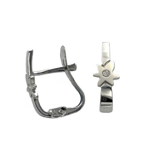 Arracades comunió or i diamants 0,018 ct - BR1901P