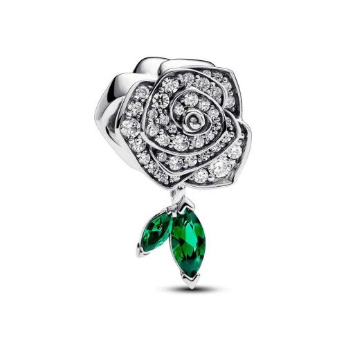 Charm en plata de llei Rosa Floreixent Brillant - 793201C01