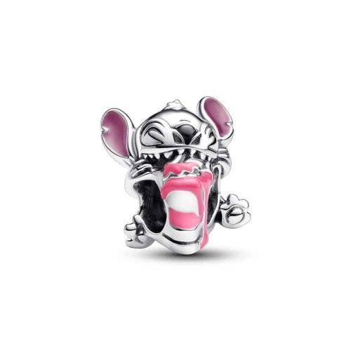 Charm en plata de llei Stitch Tarta de Aniversari de Disney - 793189C01