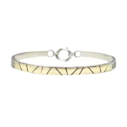 Pulsera de Plata y Oro - PSP 1672/D