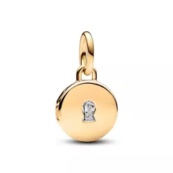 Charm Colgante en oro Medalla Grabable que se abre - 763066C01