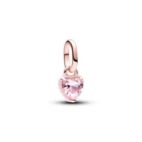 Charm Mini Colgante Pandora ME en oro rosa  Corazón Chakra Rosa  - 783042C01
