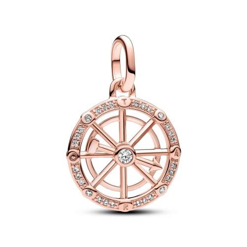 Charm Medalló Pandora ME en or rosa Ruleta Fortuna - 783063C01