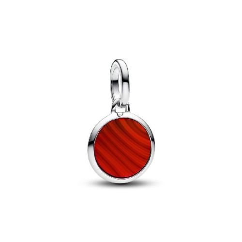 Charm Mini Medallón Grabable Pandora ME en plata de ley Rojo  - 793389C01