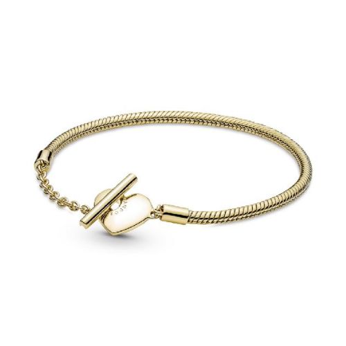 Pulsera Moments Cierre en T y Corazón - 569285C00-17