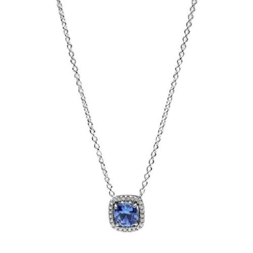 Collar Halo Blau Quadrat - 393560C01-45