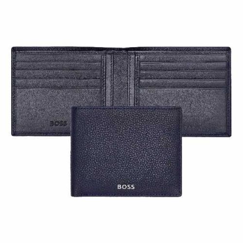 Cartera Boss Classic Grained Navy - HLW416N