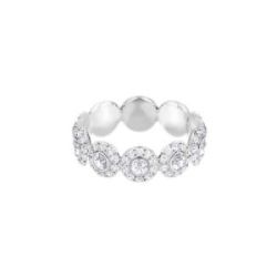 Anell Angelic, Talla rodona, Blanc, Bany de rodi - 5441209