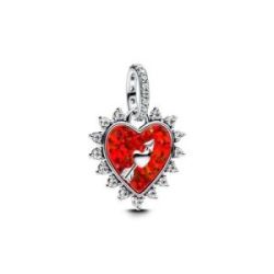 Charm Penjant en plata de llei Fletxa Cor Giratori Pandora - 793667C01