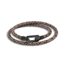 Pulsera BORSARI EL DORADO Café TALLA M/L - BR-ELD11BND/M