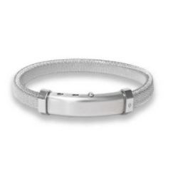 Polsera BORSARI AUDACE ACCIAIO Natural Steel Talla M - BRSTAU14