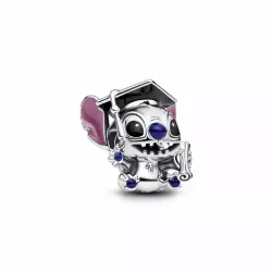 Charm de Graduación Stitch de Disney Plata - 793789C01