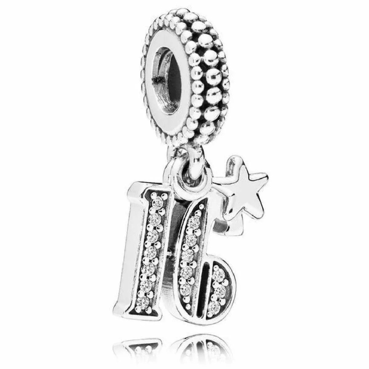 Charm colgante en plata de ley 16 Años de Amor Plata - 797261CZ