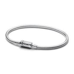 Pulsera Pandora Moments en plata Cadena de Serpiente con Cierre Deslizante Magnético - 590122C00-17