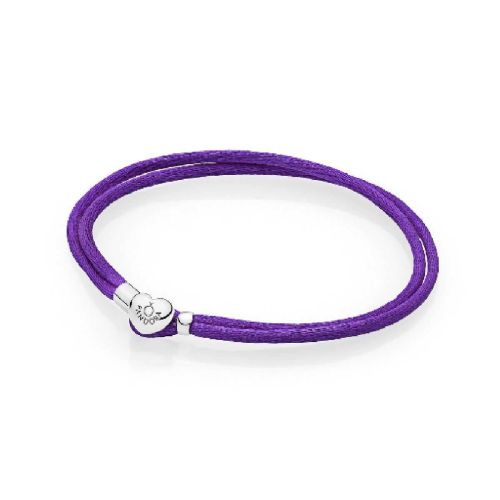 Pulsera en cordón morado - 590749CPE-S1