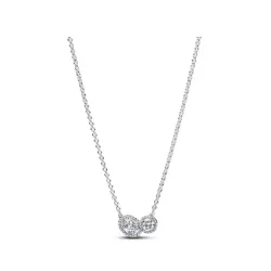 Amando el Collar Halo Plata de primera ley - 393776C01-45
