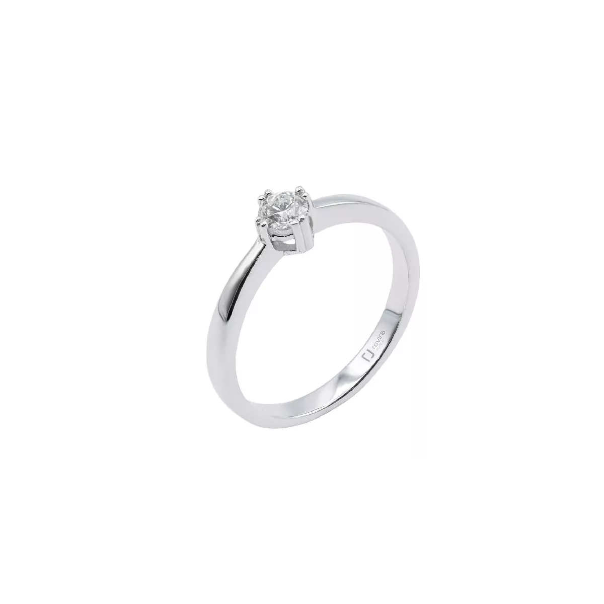 ANILLO SOLITARIO ORO BLANCO 0,20KL - 526212