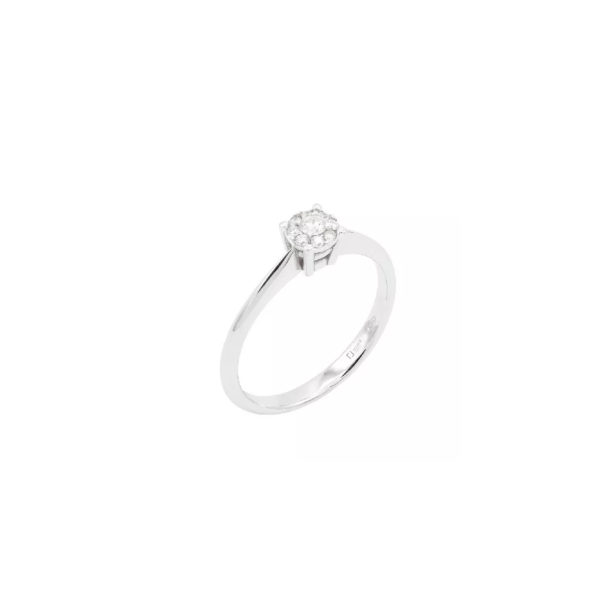 SOLITARIO ORO BLANCO Y DIAMANTE DE 0.07 cts. - AA 031163 0S