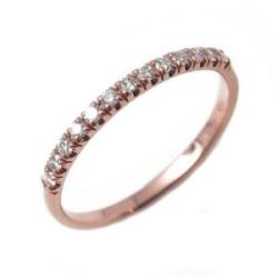 ANILLO ORO ROSA CON BRILLANTES - FA1061R001