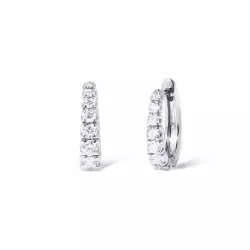 PENDIENTES ORO BLANCO Y BRILLANTES DISMINUCIÓN - FO2270B001