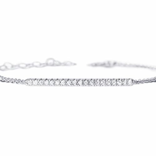 PULSERA OB TIRA BRILLANTES Y CADENA - FB6161B001