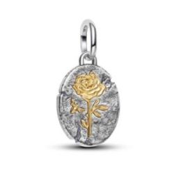 Charm Medallón y Rosa - 764087C00