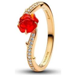Anillo Rosa Encantada de La Bella y la Bestia de Disney - 163984C01-52