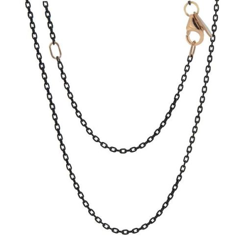 COLLAR OR ROSA I PLATA NEGRA - FC05-42R