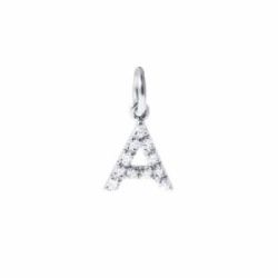 COLGANTE OB INICIIAL A DIAMANTES BLANCOS - FP1784-AB001