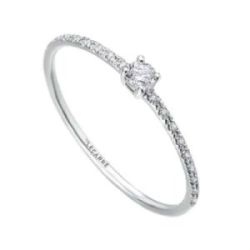 ANILLO ORO BLANCO Y BRILLANTES - GA133OB.13