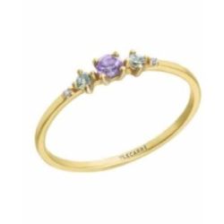 ANILLO ORO AMARILLO AMA-AMA VERDE BILLANTE - GA158AM.15