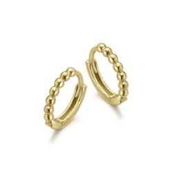 ARRECADES D’OR GROC DE BOLES PETITES - GB165OA.00