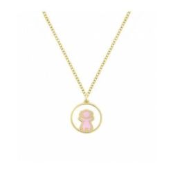 COLLARET D’OR GROC NENA COLOR ROSA - CO 099702