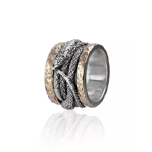 Anell plata i or Serp Enrotllada - AR 11