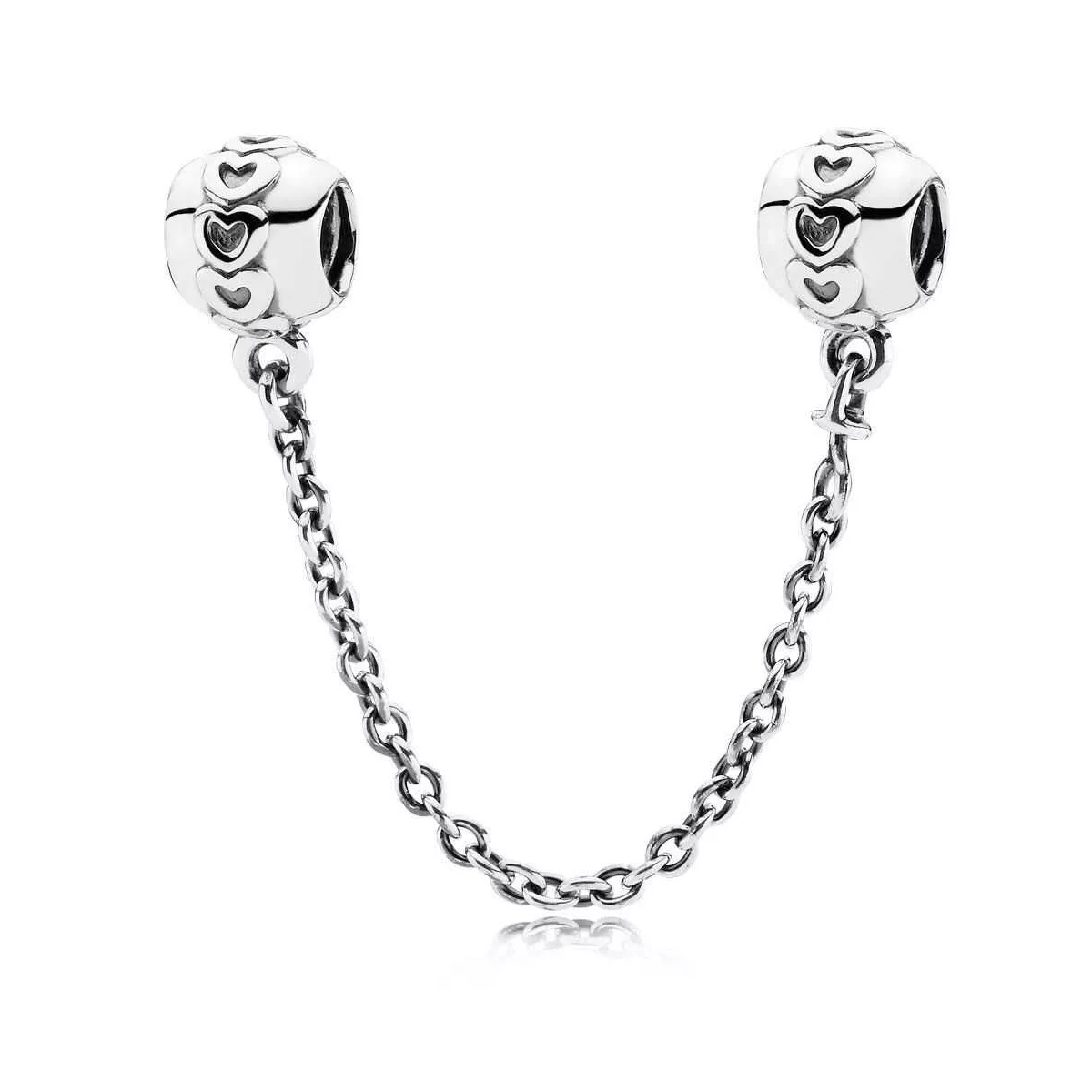 Charm de Cadena de Seguridad Banda de Corazones - 791088-05