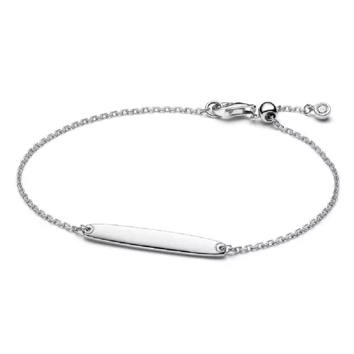 Pulsera de cadena Barra Grabable - 594010C01-18