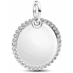 Colgante Etiqueta Redonda Grabable - 394007C01