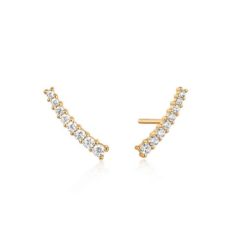 PENDIENTES ORO CON CIRCONITAS - E037-03G
