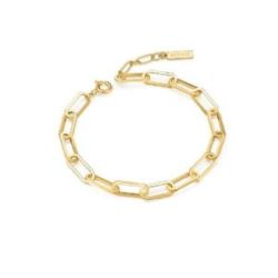 PULSERA DE PLATA CHAPADA - B062-04G