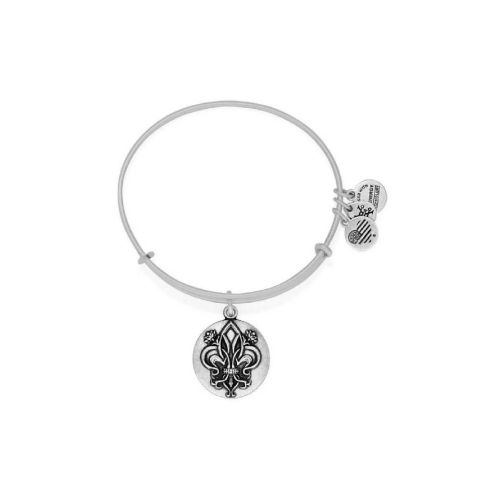 PULSERA FLOR LIS III ACA PLATA - A16EBFDLRS