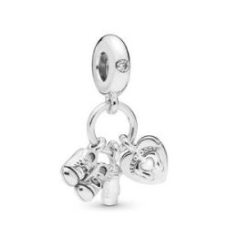 Charm colgante en plata de ley Mi Bebé - 798106CZ