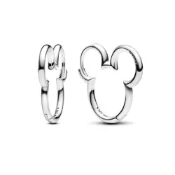 Pendientes de Aro Silueta de Mickey Mouse de Disney - 293528C00