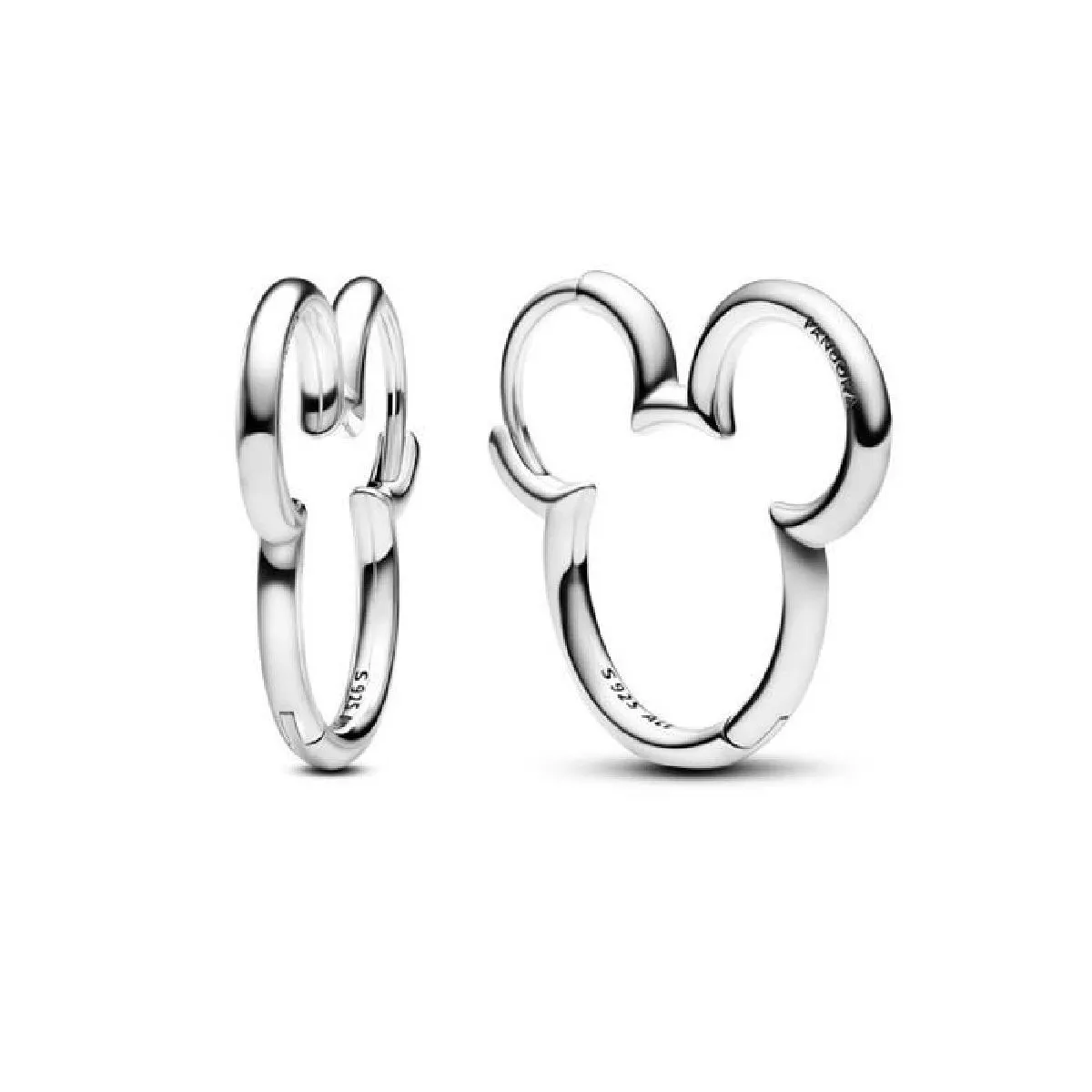 Pendientes de Aro Silueta de Mickey Mouse de Disney - 293528C00