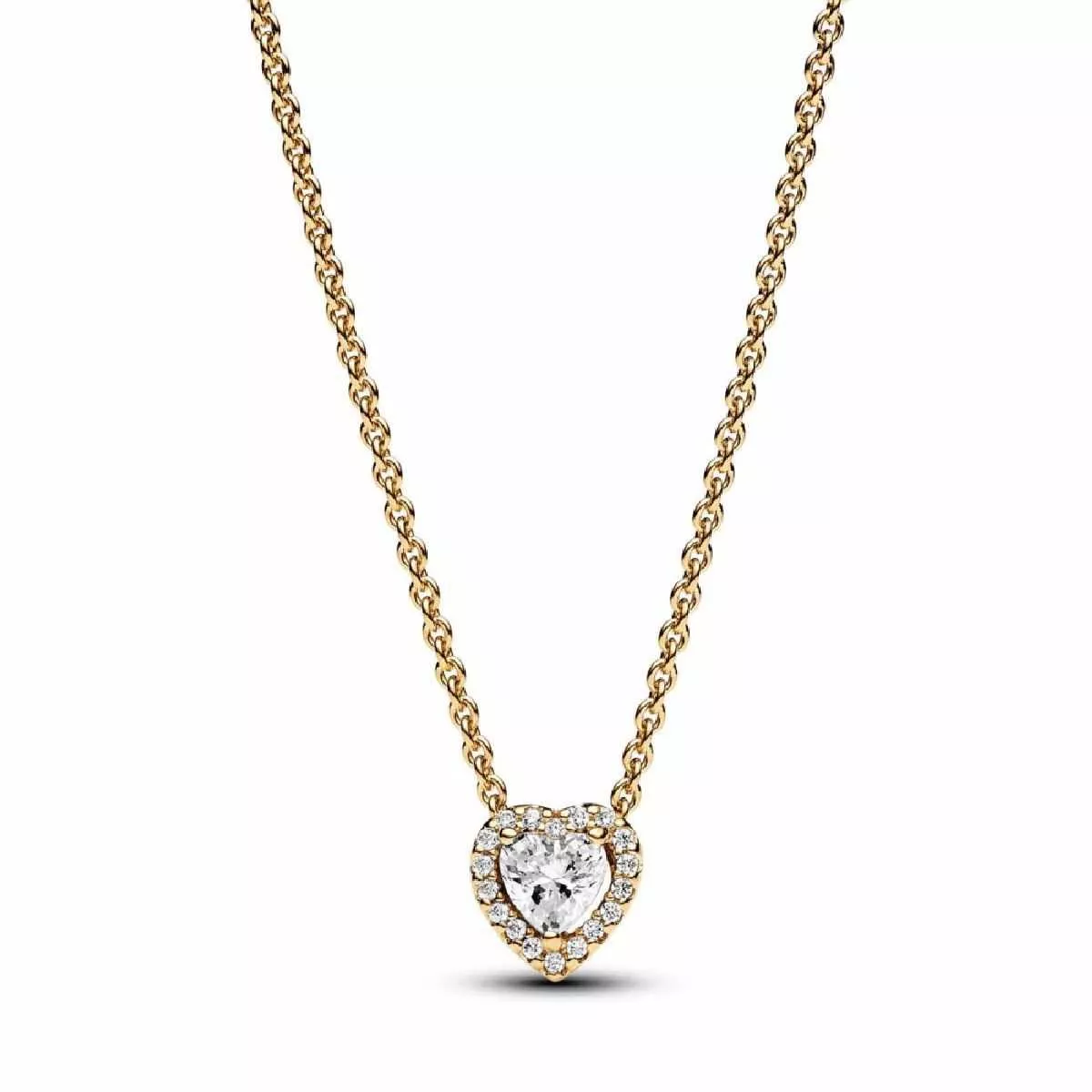 Collar Corazón Recubrimiento en oro de 14k - 368425C01-45