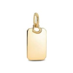 Colgante Etiqueta Rectangular Grabable - 368611C00