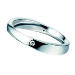 ANILLO ORO BLANCO CON DIAMANTE - 2257DB