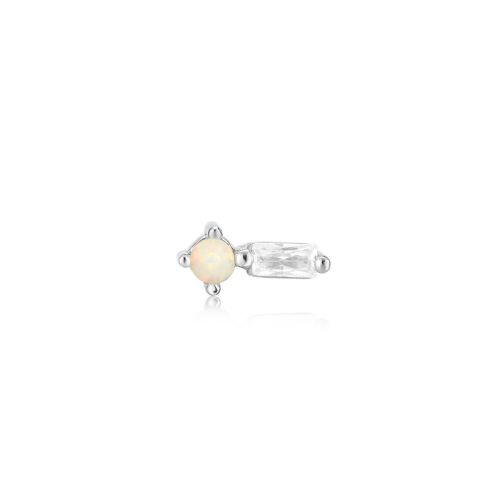 ARRACADA SPARKLE CROWN DE PLATA AMB ÒPAL - E047-03H